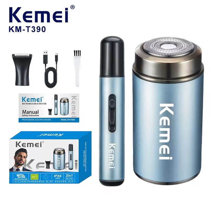 Kit Depilatorio Kemei 3 En 1
