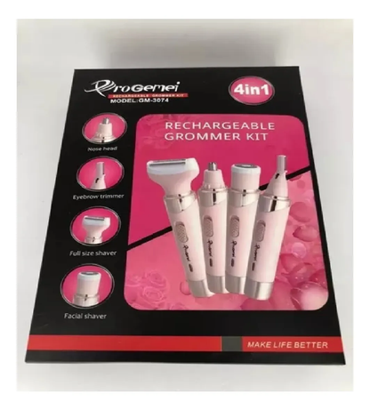 Depiladora De Dama 4 En 1