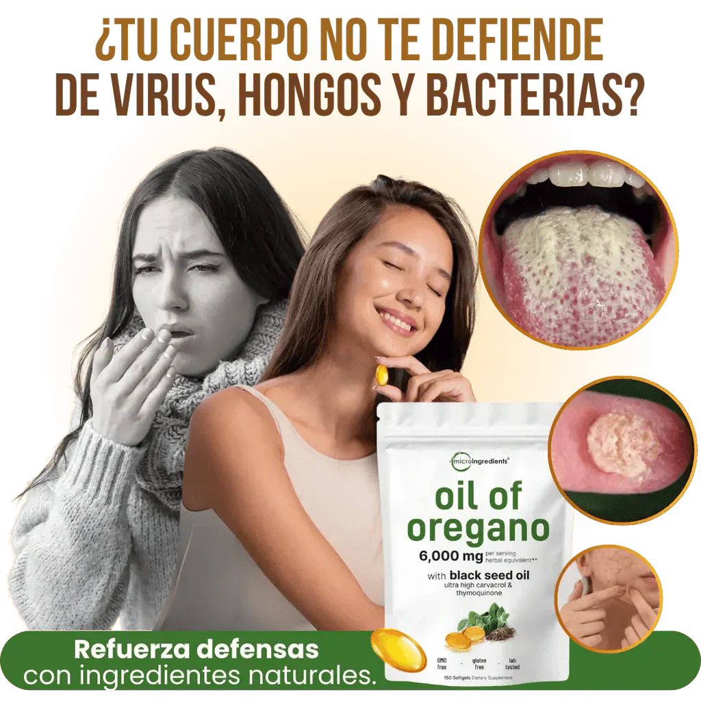 Aceite de Oregano | Elimina Hongos, Virus e Infecciones